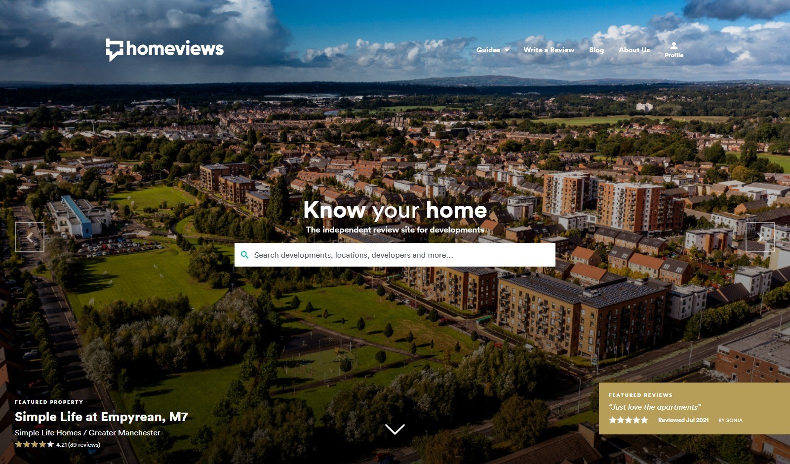 Web Excellence Awards Winner: HomeViews